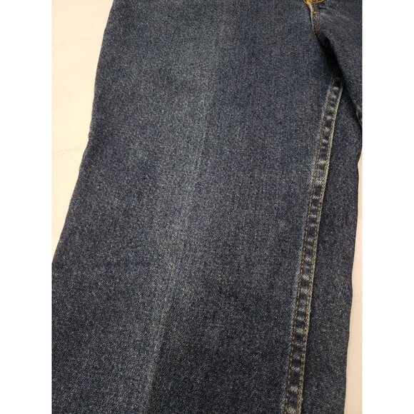 Wrangler Twenty X Women’s Size 9/10 x 32 Straight Leg Denim Dark Wash Jeans - Picture 7 of 16